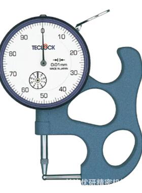 得乐TECLOCK厚度测量表盘式管道壁厚厚度计TPM-116