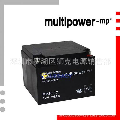德国MULTIPOWER蓄电池MP26-1212V26AH控制系统，工业零部件