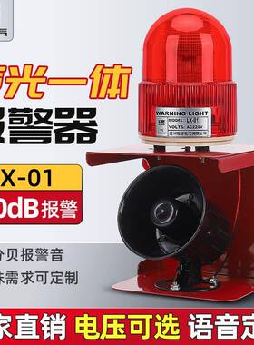 工业声光报警器lx-01115db（1米）人体感应，多功能选择