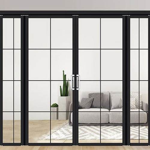 铝合金门平面推拉门厨房书房阳台门透光玻璃移门量大从优