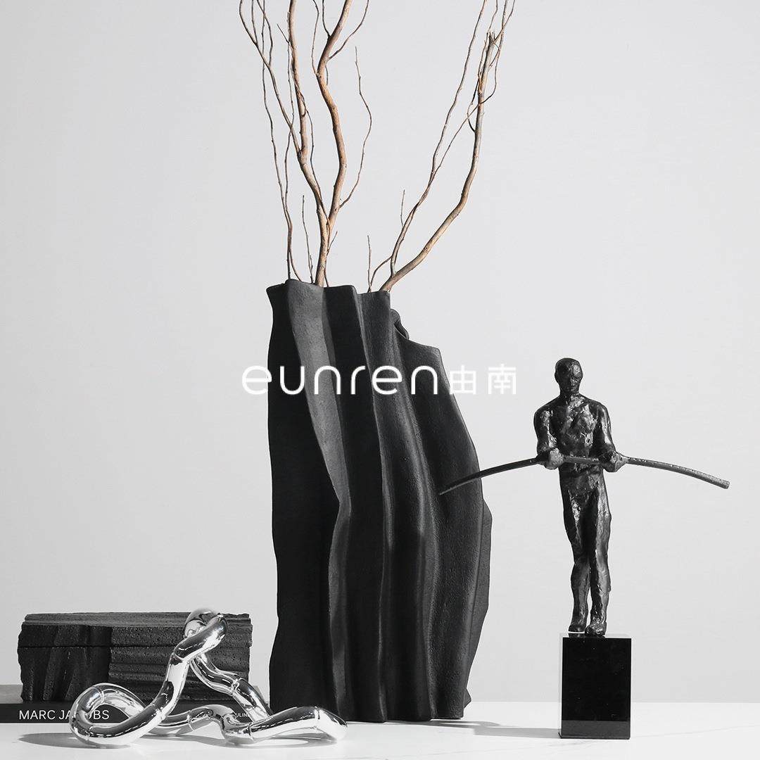 简约现代轻奢软装饰品家居餐桌干花插花器售楼处样板房间花瓶摆件,纺织面料/辅料/配套,纺织机械配件,淘宝优惠券,粉丝福利购,淘宝优惠卷