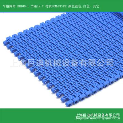 巨迪模组塑料链板工业链板DM100-1工业链板12.7网带1270平格网带