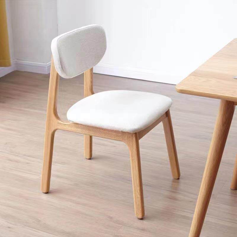 北欧实木餐桌椅组合现代简约橡木餐椅咖啡厅家用小户型吃饭椅子