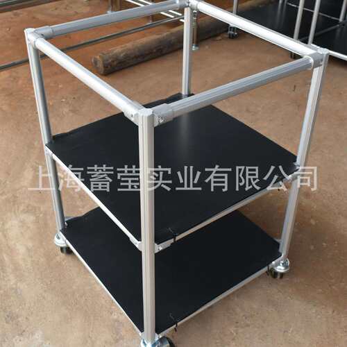 厂家供应 第三代铝合金/线棒/精益管 中空板手推车