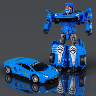 儿童变形汽车玩具机器人男孩机甲战士多关节可动3 车 6岁人偶新款