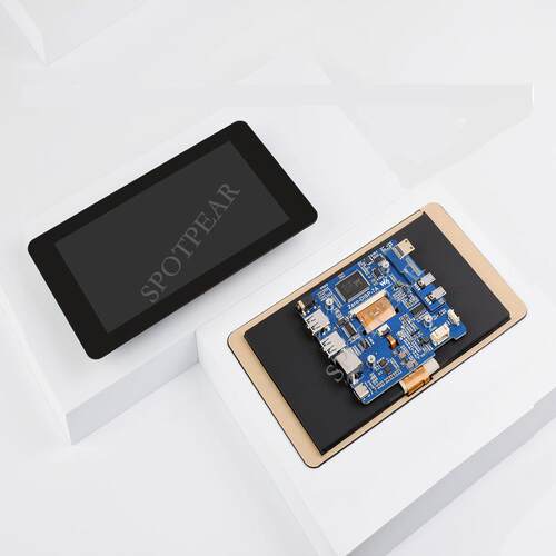 树莓派Zero香蕉派Zero显示屏一体机7寸电脑平板RJ45USBHUB喇叭