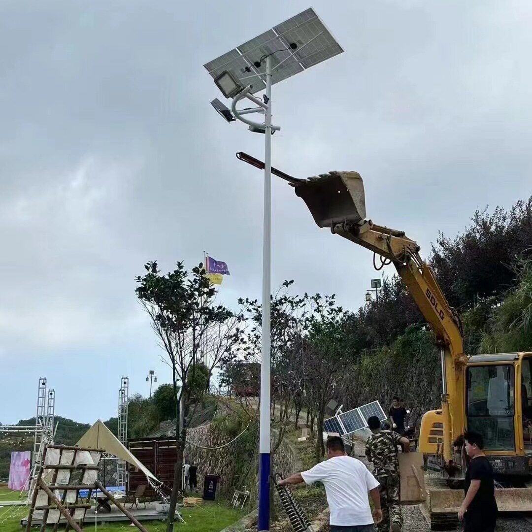 高邮路灯厂风光互补太阳能路灯太阳能风力发电路灯一体化太阳能灯