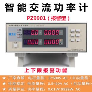 厂家大量功率计测试仪交流电参数测量仪 PZ9901(报警型)