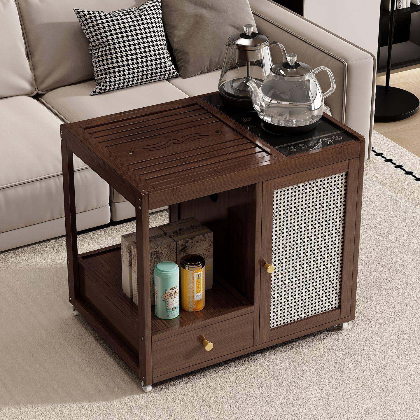客厅沙发边柜家用茶具茶台一整套阳台茶桌小户型移动茶几茶盘泡茶,纺织面料/辅料/配套,纺织机械配件,淘宝优惠券,粉丝福利购,淘宝优惠卷
