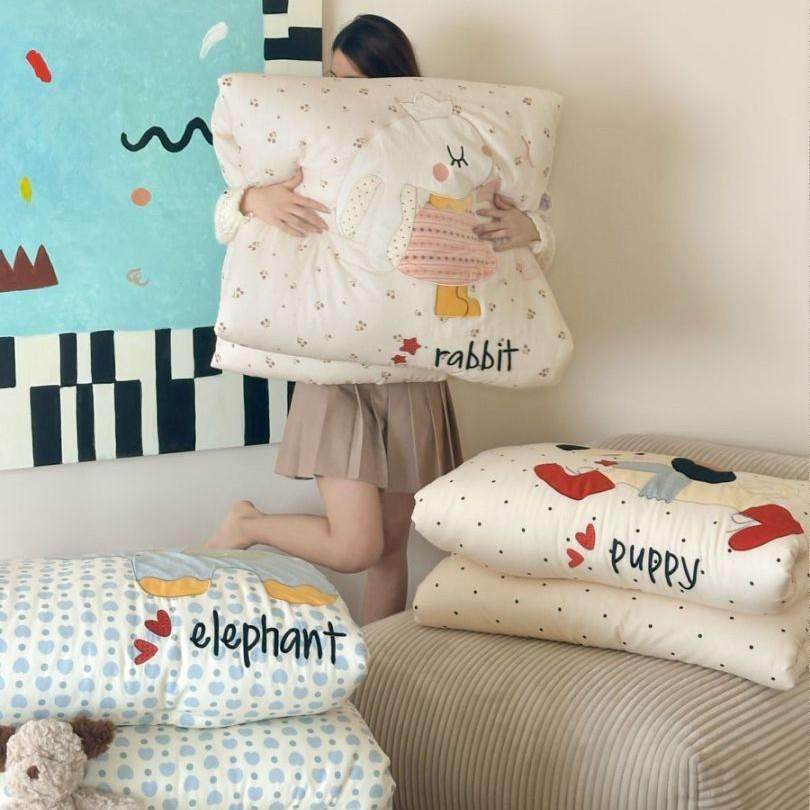 全棉a类双层纱冬季豆豆被加厚保暖儿童冬被可机洗宝宝被子秋冬款+,纺织面料/辅料/配套,纺织机械配件,淘宝优惠券,粉丝福利购,淘宝优惠卷