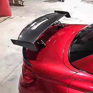 热销通用碳纤维汽车GT尾翼外饰改装定风翼扰流板高尾翼大尾翼