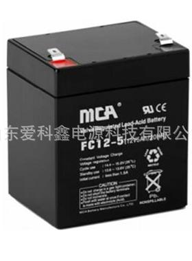 MCA锐牌蓄电池FC12-512v5ah12v4ah电子秤门禁免维护铅酸电瓶