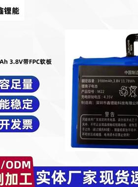 M223100mAh3.8V114248手持采集器传用兰德华巡棒专用电池