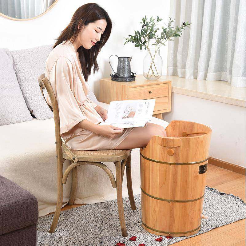 加热熏蒸泡脚木桶过小腿过膝木质保温洗脚盆家用实木足浴蒸脚桶,农用物资,其他肥料,淘宝优惠券,粉丝福利购,淘宝优惠卷