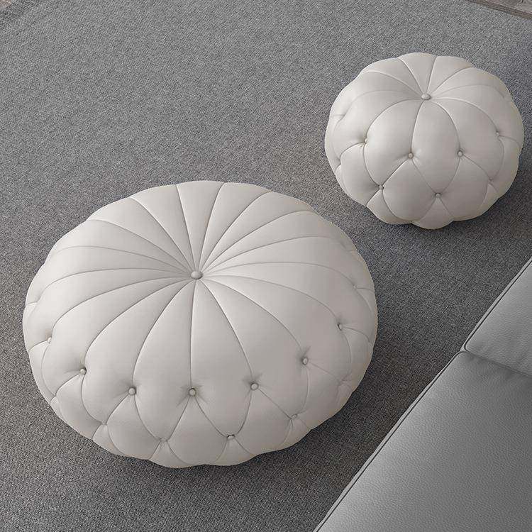 意式轻奢客厅家用网红南瓜凳矮凳创意设计师皮凳坐墩软座茶几圆凳,农用物资,其他肥料,淘宝优惠券,粉丝福利购,淘宝优惠卷