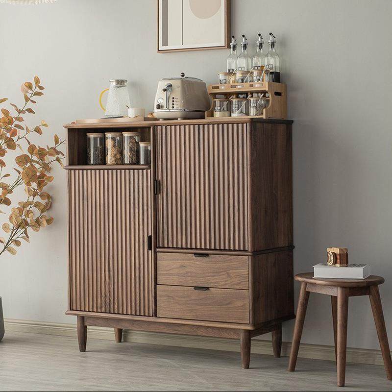 北美全黑胡桃木餐边柜樱桃木橡木日式餐厅边柜茶水柜大容量储物柜,工业油品/胶粘/化学/实验室用品,其他实验室设备,淘宝优惠券,粉丝福利购,淘宝优惠卷