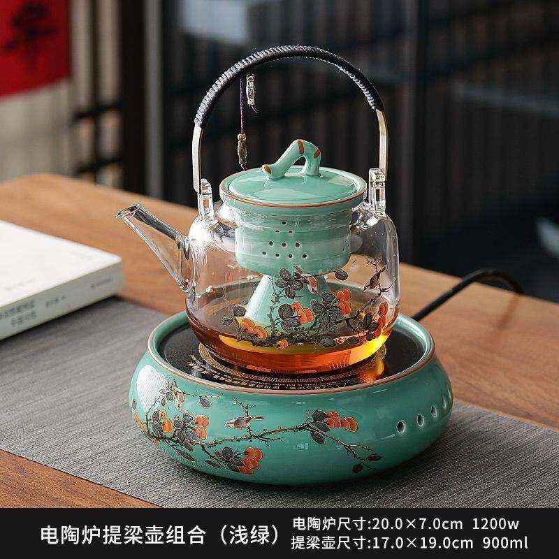 智能电陶炉煮茶炉迷你小型家用大功率不挑壶具煮茶器套装工厂外贸