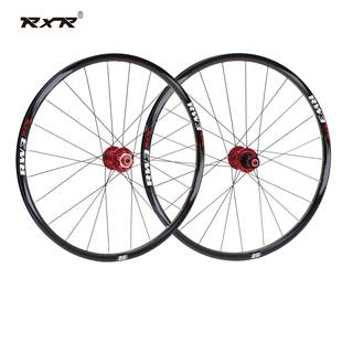 RW326寸山地公路碟刹自行车轮组5培林花鼓120响6抓桶轴快拆转换