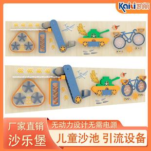 儿童乐园沙池游戏无动力沙乐堡室内益智互动墙面玩具游乐园设备