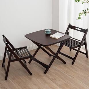折叠桌子餐桌出租屋简易小方桌小户型吃饭简约饭桌户外便携摆摊桌