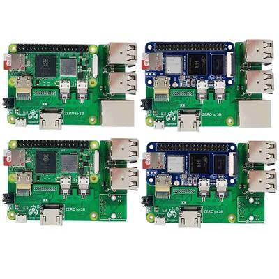 树莓派2W香蕉派M2zero扩展板转3B/4B/Pi5接口转换带网口USB