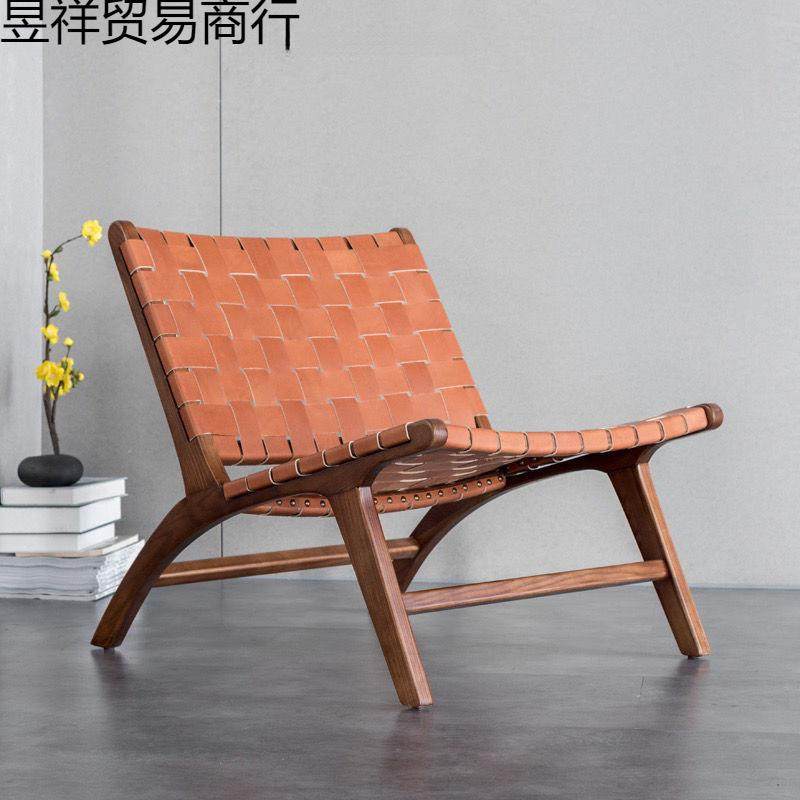 北欧实木单人沙发椅马鞍编藤椅阳台休闲麻绳扶手靠背懒人椅子户外,畜牧/养殖物资,畜牧/养殖器械,淘宝优惠券,粉丝福利购,淘宝优惠卷