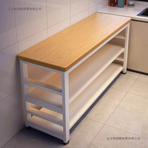 餐边柜厨房多功能置物架不锈钢橱柜微波炉收纳柜靠墙窄边柜储物柜