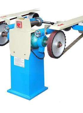 2100B立式双工位多功能砂带机4KW铜线电机砂带抛光除毛刺除锈机