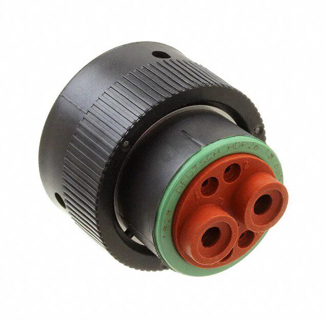 TE/泰科连接器互连器件圆形连接器插头外壳HDP26-18-6SN