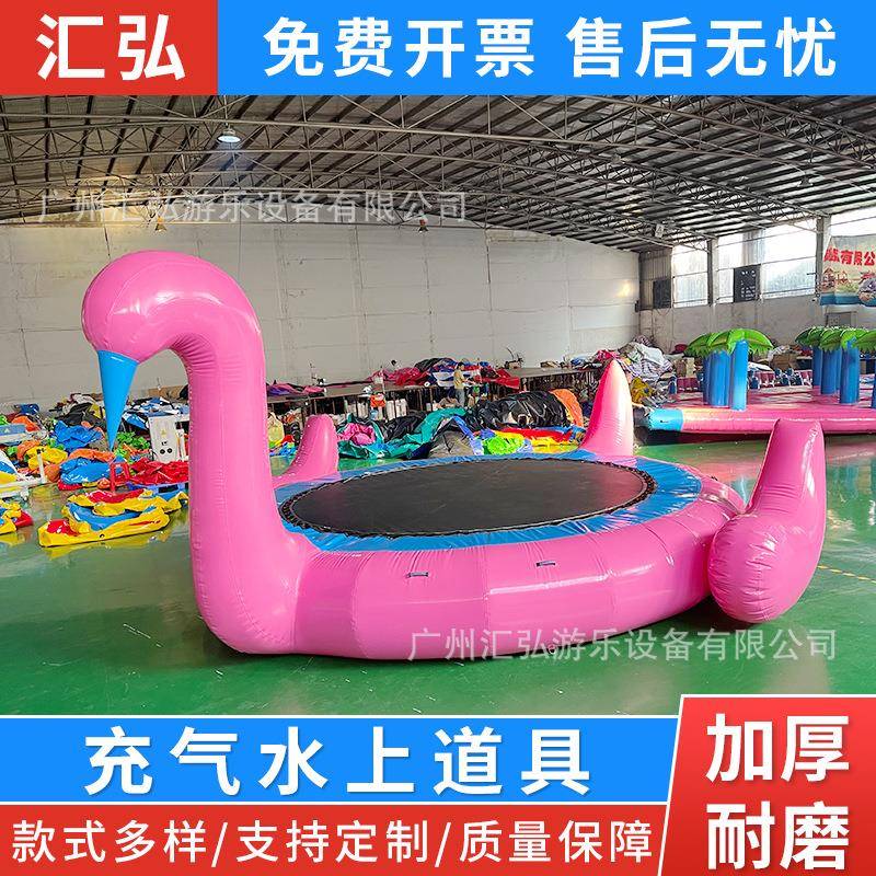 户外水上冲浪漂浮玩具海上冲浪火烈鸟燃烧鸟夏日海边活动道具