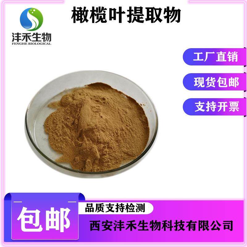 橄榄叶提取物10:1现货包邮橄榄苦甙沣禾供应