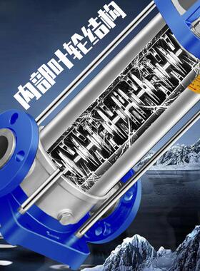 GDL立式多级管道泵 外壳不锈钢直立式管道多级泵 高楼给水泵