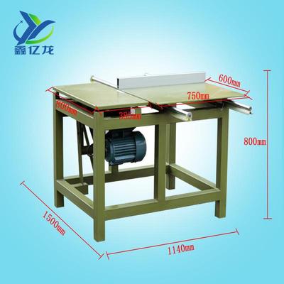 小型木工机械简易90度推台裁板锯厂价直销滑台介木机断料家用