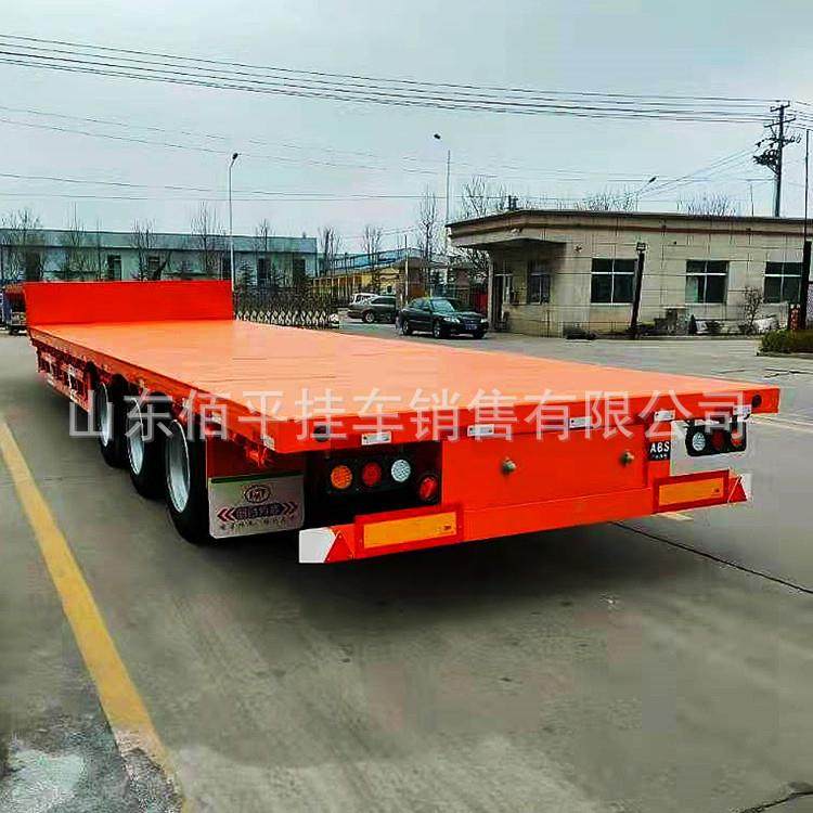 生产13米低平板运输半挂车 两线三桥钩机板半挂车 平板车改装,农机/农具/农膜,农用运输车辆,淘宝优惠券,粉丝福利购,淘宝优惠卷