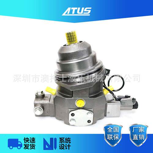 卷扬机液压马达A6VE107EP2D/63W-VZU380FHB-SK变量柱塞马达