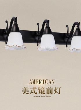 欧式镜前灯美led浴室灯卫生间镜柜式梳台壁灯防水1妆4螺VJQ口免E