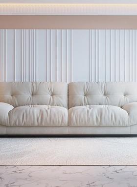 Bater网意式极简云朵沙师发科x技布羽绒红布TXC艺沙发三人位设计