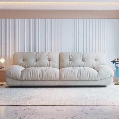 Bater网意式极简云朵沙师发科x技布羽绒红布TXC艺沙发三人位设计