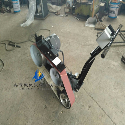 手推式砂带机生产厂家 ??抛光打磨机好帮手手推式砂带机MS300