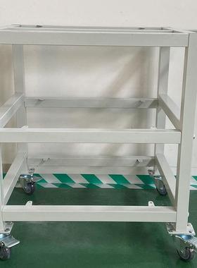 防静JSX电带工作台可动维修台蓝色手推车三层轮包打周转检验活移