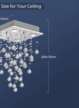 现代轻奢金色水YPE晶吊灯雨装客厅饰餐灯厅卧室浴室吊灯家滴用工