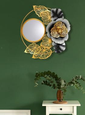 铁欧式艺壁挂玄关过壁挂梳妆台台墙面DHJ道挂件浴室洗漱装饰镜子