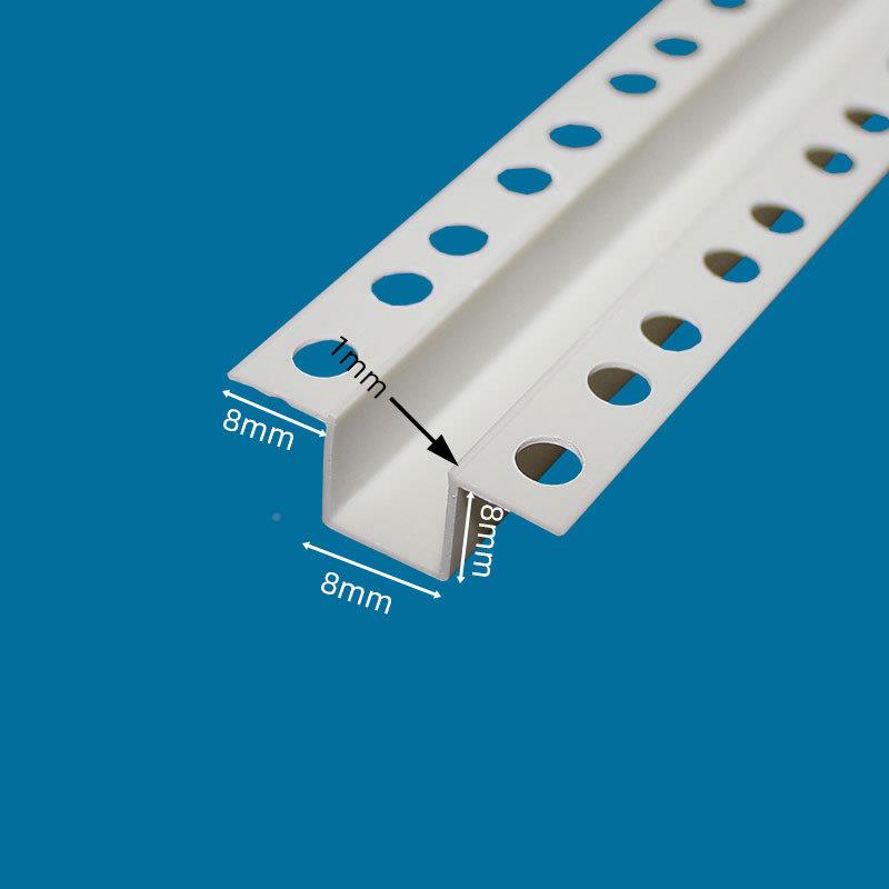 实力吊现货滴vc几字条pU型凹槽收口PJMLVC阴阳角线顶工艺槽水线