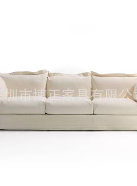 发轻奢风Moros意o系云朵沙发式奶油三人位布艺MFF沙客厅懒人沙发