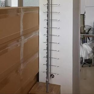 眼镜展示带列锁墨镜架铝子挂壁式锁条眼镜架合金陈架陈80列架