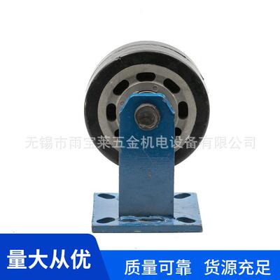6寸8寸10WOW12寸超重型轮工业重型轮固定寸活动刹车平顶万向脚轮