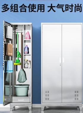 不锈清FTFG-223柜生柜学校钢阳台卫拖把收纳柜保洁工具储物柜杂物