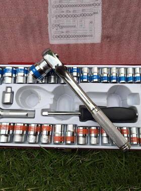 cr-v40pcs套组套汽修工组具合套装车载汽车VOU筒维钒修套铬钢精密