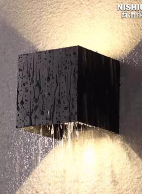 NRV跨代境墙led户外壁灯铝制防锈上下一束光壁灯现院家用防庭水壁