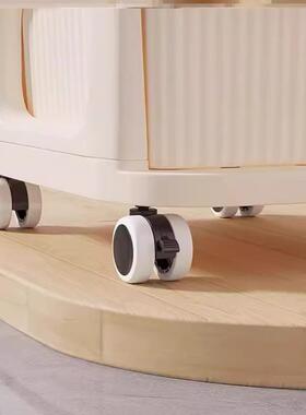 零食动收纳筐抽屉式家储推物柜收纳柜可移用分层小车免安装置NQZ